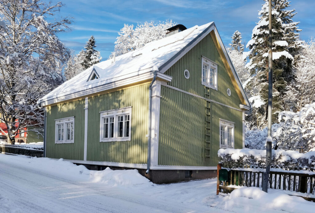 Detached house at Kallionkatu 7.