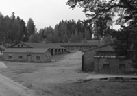 Front barracks stables