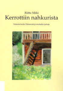 Kuvassa kirjan kansi: Kerrottiin nahkurista