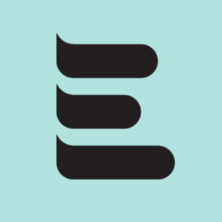 E-kirjasto service logo.