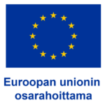 Euroopan unionin lippulogo ja alla teksti Euroopan unionin osarahoittama