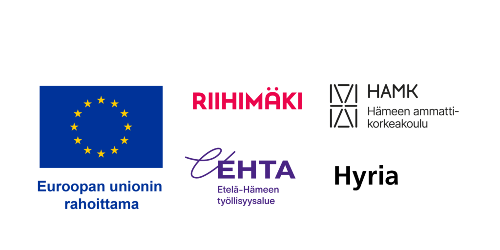 Yrittäjyyden palveluekosysteemi maahanmuuttajille hankkeen järjestäjien logot